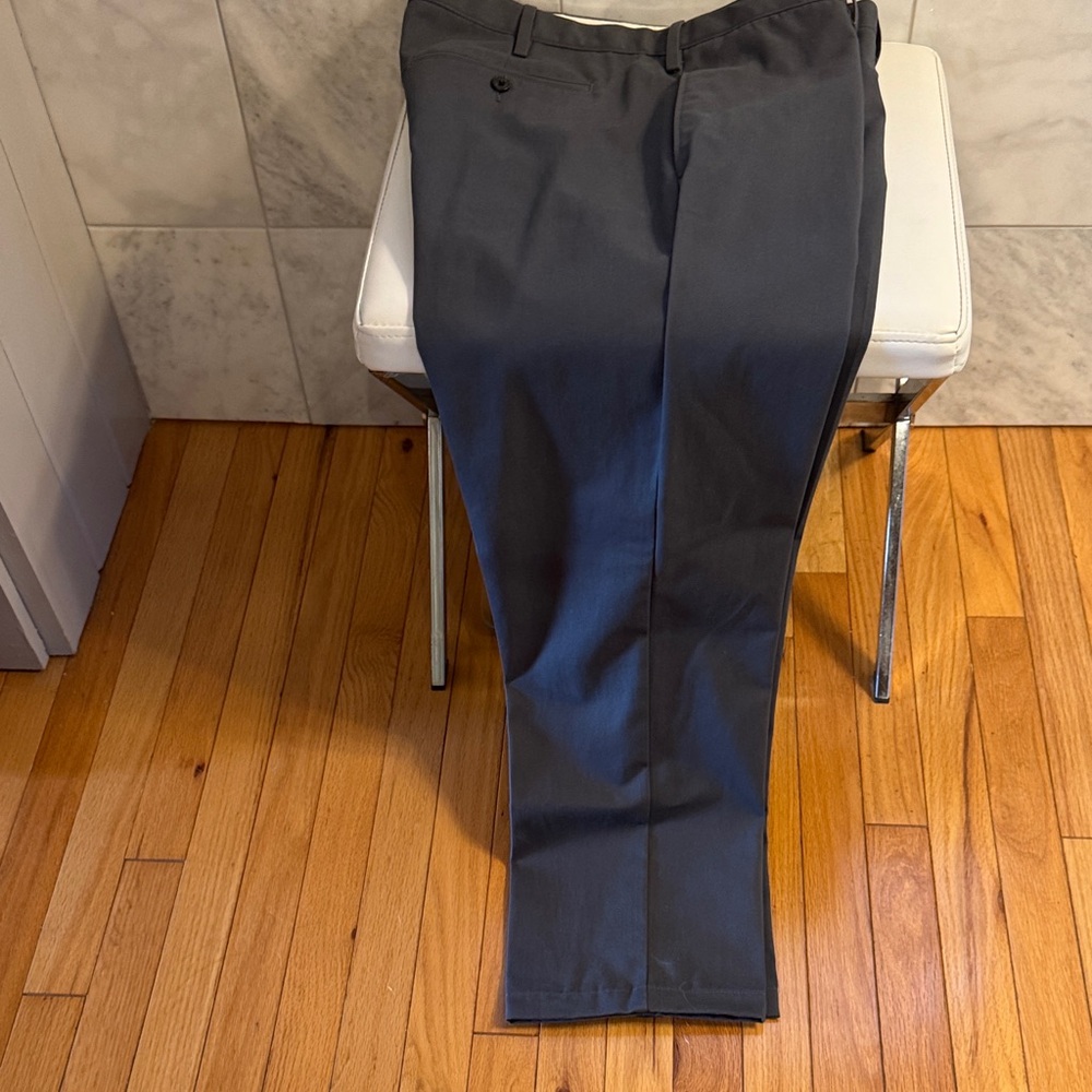 Lands' End Men's Charcoal Chinos